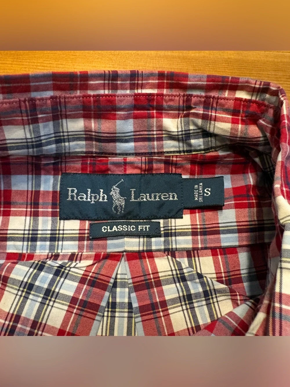 Polo Ralph Lauren Men’s Small Button-Down Shirt Bundle Lot of 3 Plaid Stripe